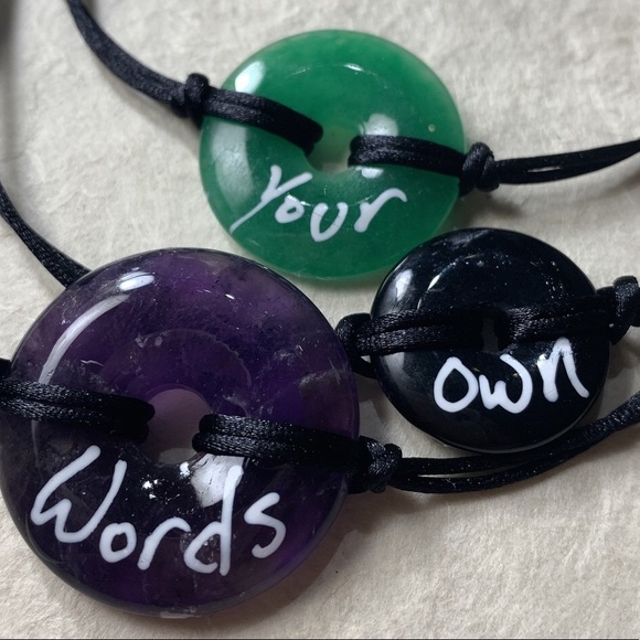 CUSTOM WORD MYINTENT PI STONE BRACELET - Picture 2 of 7